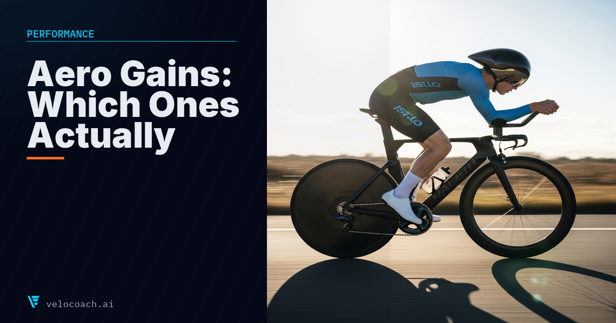Aero Gains for Cyclists: The Marginal Gains That Actually Add Up