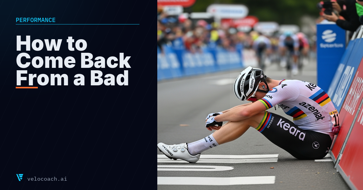How to Come Back From a Bad Race