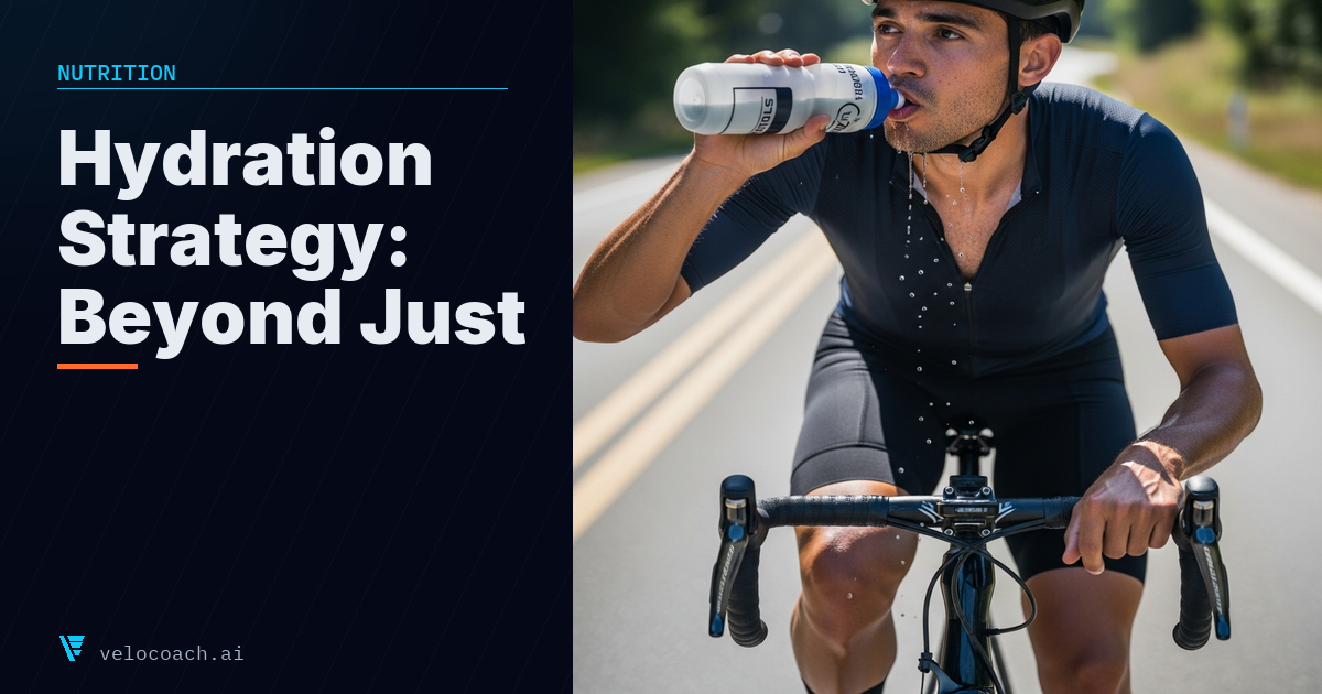 Hydration Strategy for Cyclists: Beyond Just Drinking Water