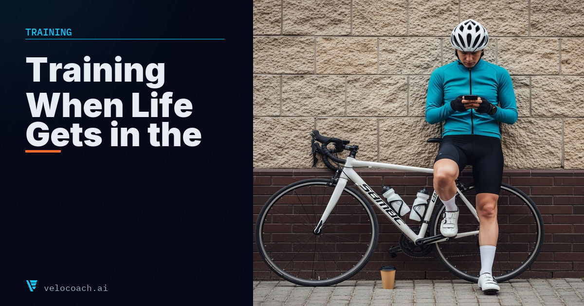 Managing Training When Life Gets in the Way